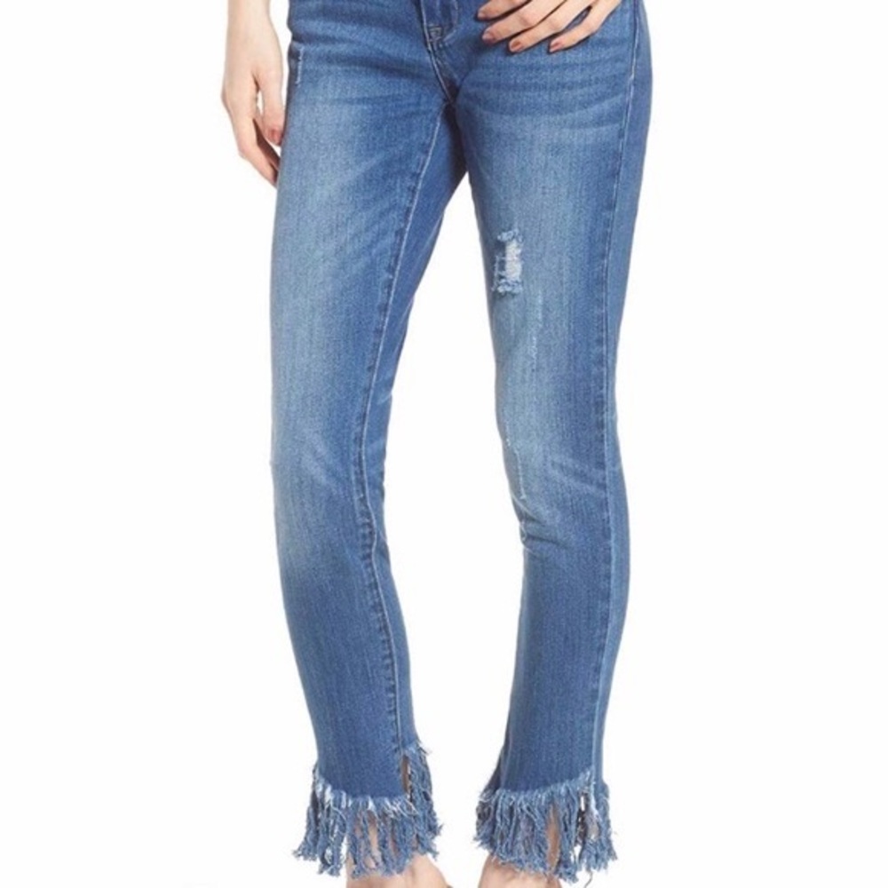 Blank NYC Fringe Skinny Jean